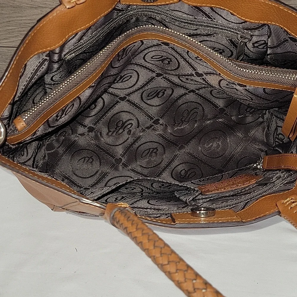 Brighton Ferrara Brown Leather Tote Bag